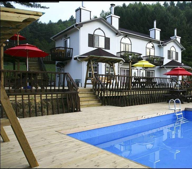 Gold Castle Pension Pyeongchang Bagian luar foto