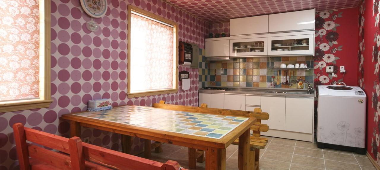 Gold Castle Pension Pyeongchang Bagian luar foto