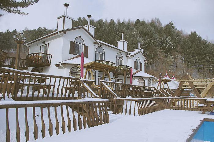 Gold Castle Pension Pyeongchang Bagian luar foto